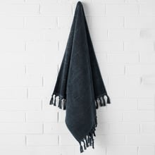 Fringed Paros 580GSM Cotton Bathroom Towels